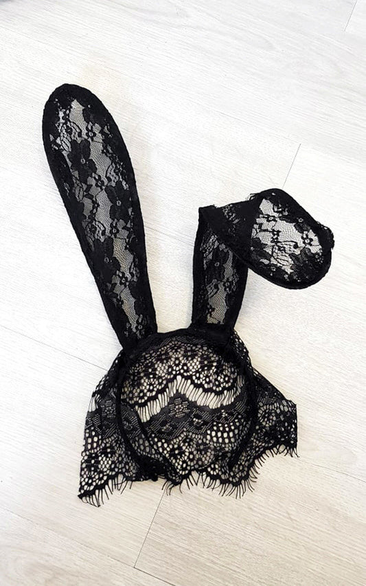 Lace Bunny Ears Headband