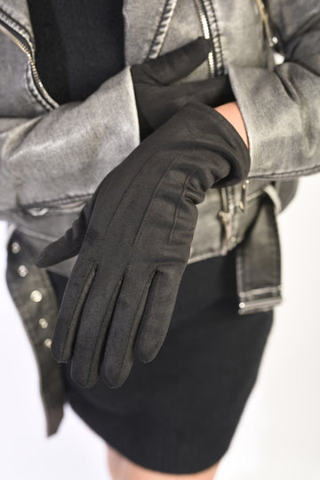 Winter Faux Suede Gloves