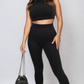 High Waisted Wide Band Leggings