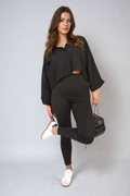 High Waist Wide Waistband Leggings - BB Fashion Outlet