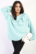 Long Sleeve Bow Detail Jumper - BB Fashion Outlet