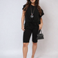 Layered Ruffle Short Sleeve Tie Front Top