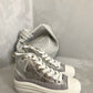 High Top Lace Up Heart Detailed Kids Trainers