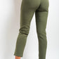 High Waisted Button Front Leggings