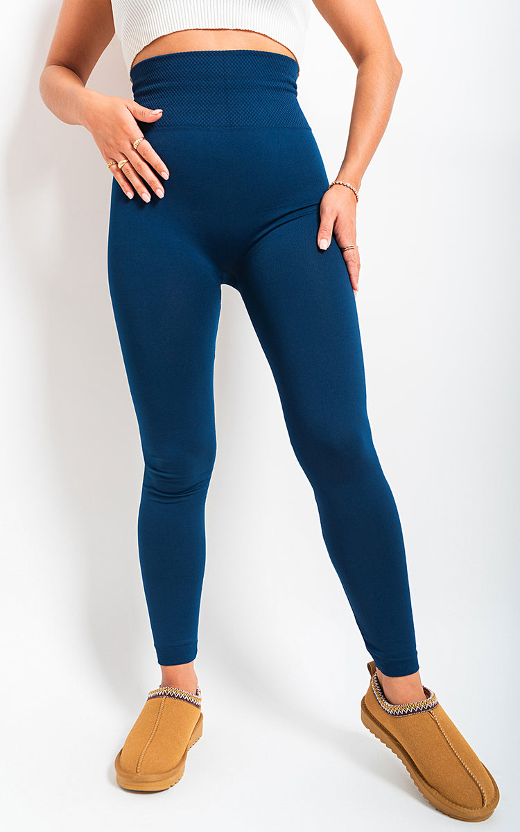 High Waist Tummy Compression Slimming Leggings - Big Size - BB Fashion Outlet