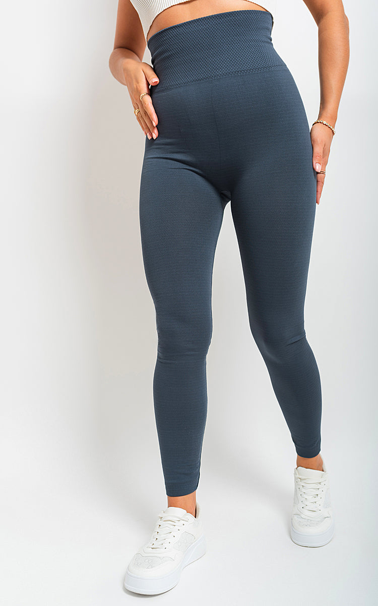 High Waist Tummy Compression Slimming Leggings - Big Size - BB Fashion Outlet