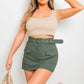 Pocket Belted Cargo Skort (Shorts / Skirt)