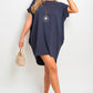 Short Sleeve with Front Pockets Dress