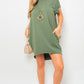 Short Sleeve with Front Pockets Dress