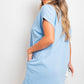 Short Sleeve with Front Pockets Dress