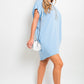 Short Sleeve with Front Pockets Dress