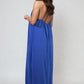 Spaghetti Strap Side Slit Maxi Dress