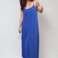 Spaghetti Strap Side Slit Maxi Dress