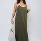 Spaghetti Strap Side Slit Maxi Dress