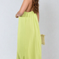 Spaghetti Strap Side Slit Maxi Dress