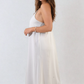 Spaghetti Strap Side Slit Maxi Dress