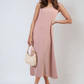 Spaghetti Strap Side Slit Maxi Dress