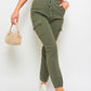 Fleece Lined Cargo Pocket Trouser with Drawstring