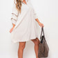 Collared Oversized Mini Dress