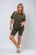 Loose Fit Top and Biker Shorts Co-ord Set - BB Fashion Outlet