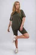 Loose Fit Top and Biker Shorts Co-ord Set - BB Fashion Outlet