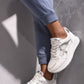 Low-Top Lace-Up Trainers