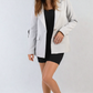 Open Front Oversized Casual Blazer