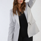 Open Front Oversized Casual Blazer