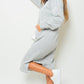 Kangaroo Pocket Long Loose Hoodie Dress