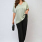 Short Sleeve V-Neck Loose Top