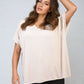 Short Sleeve V-Neck Loose Top