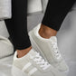 Lace Up Platform Trainers