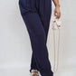 Drawstring High Waist Trouser with Side Pockets