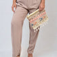 Drawstring High Waist Trouser with Side Pockets