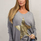 Sequin Star Oversized Knitted Jumper