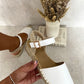 Closed Toe Ankle Strap Espadrille Sandals