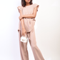 Ruffle Trim Top and Wide Leg Trouser Co-ord Set