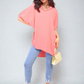 Balloon Sleeve Oversized Top