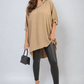 Balloon Sleeve Oversized Top