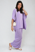 Drawstring Waist Wide Leg Trousers - BB Fashion Outlet