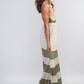 Tiered Crochet Strappy Maxi Dress