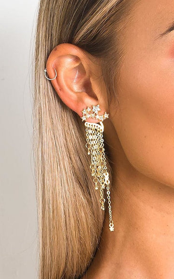 Shooting Star Drop Earrings