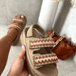 Double Crochet Strap Crochet Chunky Sandals