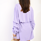 Ruffle Sleeve Pocket Button Front Dress