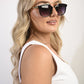 Brow-Bar Cat Eye Sunglasses