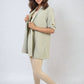 Open Front Roll Up Sleeve Cardigan