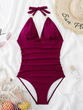 Halter Neck Swimsuit - BB Fashion Outlet