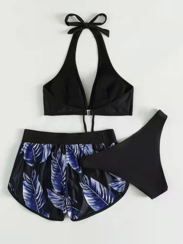 Bikini with Shorts three-piece set