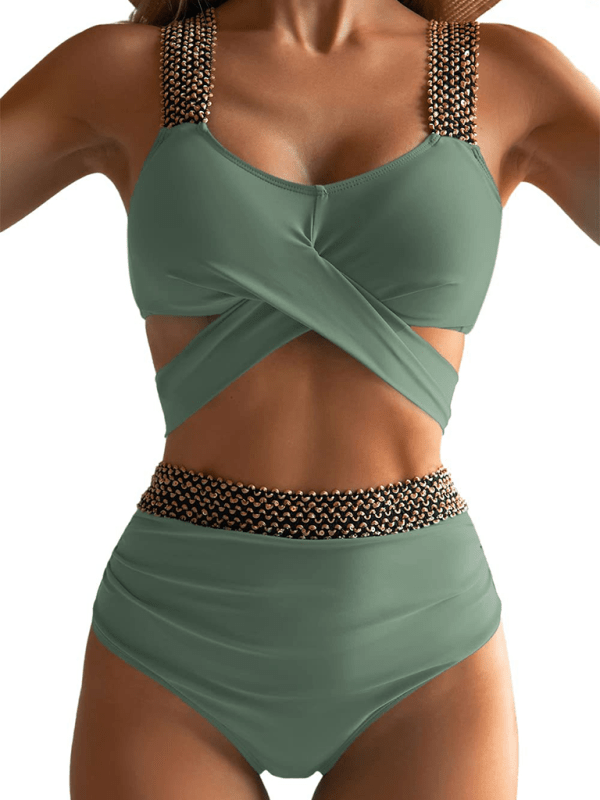 Bikini Wrap Cross Detail