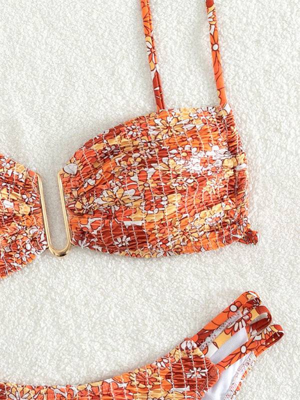 Printed Bikini Orange